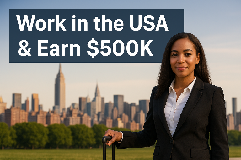 Work in the USA & Earn $500K+ – Visa Sponsorship with Relocation, Bonuses & Housing